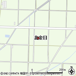 神奈川県平塚市北金目周辺の地図