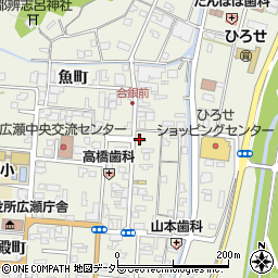 島根県安来市広瀬町広瀬本町850周辺の地図