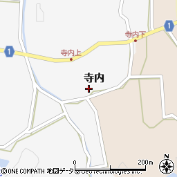 鳥取県西伯郡南部町寺内332周辺の地図