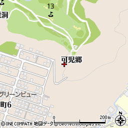 岐阜県多治見市小名田町可児郷周辺の地図