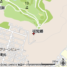 岐阜県多治見市小名田町（可児郷）周辺の地図
