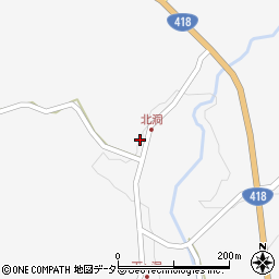 岐阜県恵那市山岡町久保原578周辺の地図