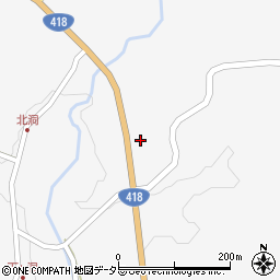 岐阜県恵那市山岡町久保原649周辺の地図