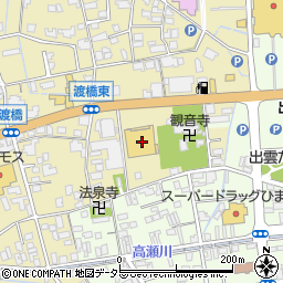 島根県出雲市渡橋町12-3周辺の地図