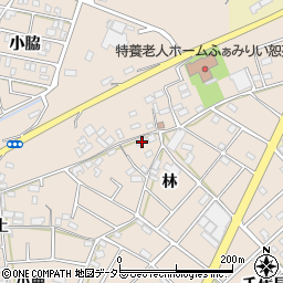 愛知県江南市小杁町林303周辺の地図
