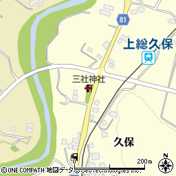 三社神社周辺の地図