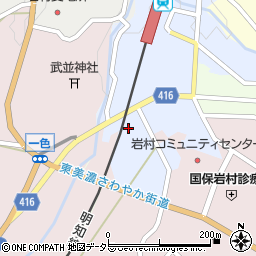 岐阜県恵那市領家2327-22周辺の地図