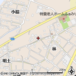 愛知県江南市小杁町林38周辺の地図