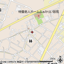 愛知県江南市小杁町林229周辺の地図
