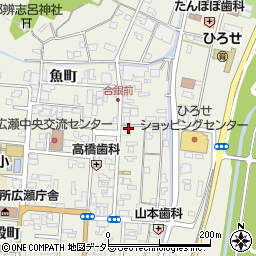 島根県安来市広瀬町広瀬本町842周辺の地図