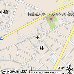 愛知県江南市小杁町林302周辺の地図