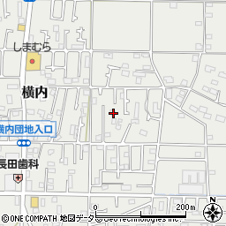 神奈川県平塚市横内3709周辺の地図