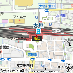 大名古屋酒場喰海 大垣駅店周辺の地図