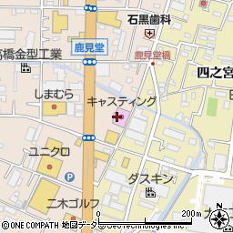 キャスティング　湘南平塚店周辺の地図