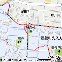 岐阜県大垣市墨俣町先入方1524-1周辺の地図