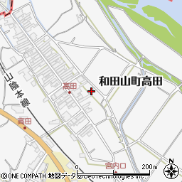 兵庫県朝来市和田山町高田213周辺の地図