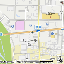綾戸口周辺の地図
