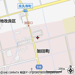 ビレッジハウス　長浜加田周辺の地図