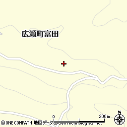 島根県安来市広瀬町富田61周辺の地図