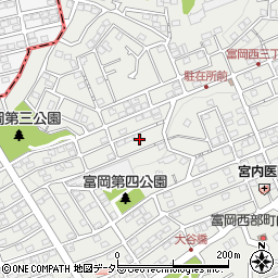 神奈川県横浜市金沢区富岡西4丁目24周辺の地図