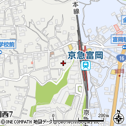 神奈川県横浜市金沢区富岡西7丁目3周辺の地図