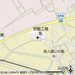 滋賀県米原市村木930周辺の地図