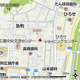 島根県安来市広瀬町広瀬本町836周辺の地図