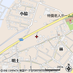 愛知県江南市小杁町林33周辺の地図