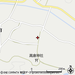 京都府綾部市西坂町高倉周辺の地図