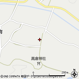京都府綾部市西坂町（高倉）周辺の地図