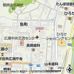 島根県安来市広瀬町広瀬本町838周辺の地図