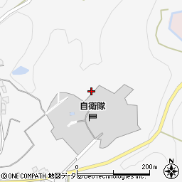 京都府綾部市上杉町上雉路周辺の地図