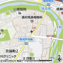 岐阜県瑞浪市寺河戸町871-1周辺の地図