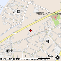 愛知県江南市小杁町林36周辺の地図