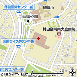 藤沢愛光園周辺の地図