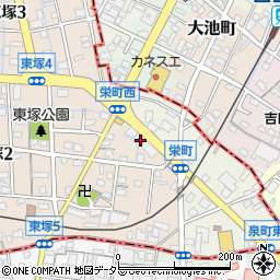 Ｓｅｌｆ　Ｍ－１笠松店周辺の地図