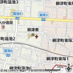 柳津東保育園周辺の地図