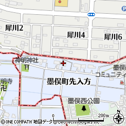 岐阜県大垣市墨俣町先入方1510周辺の地図