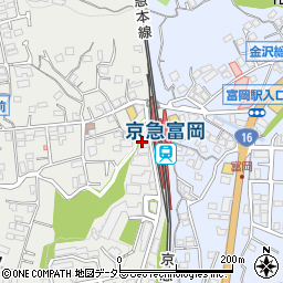 横浜銀行京急富岡 ＡＴＭ周辺の地図