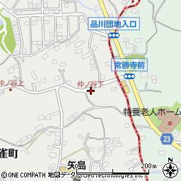 仲ノ谷下 横浜市 バス停 の住所 地図 マピオン電話帳