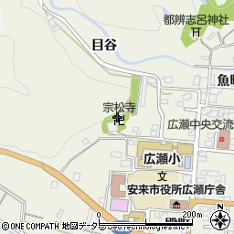 宗松寺周辺の地図
