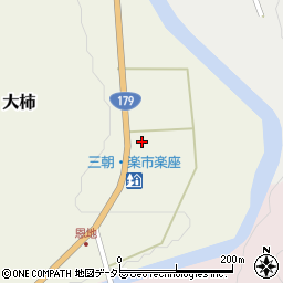 鳥取県東伯郡三朝町大柿594周辺の地図