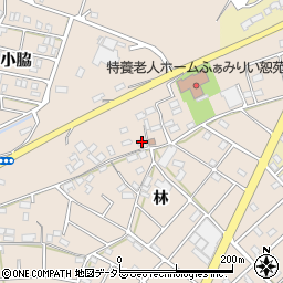 愛知県江南市小杁町林68周辺の地図