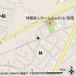 愛知県江南市小杁町林82周辺の地図