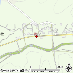 篠田周辺の地図