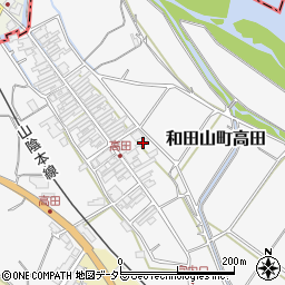 兵庫県朝来市和田山町高田217周辺の地図