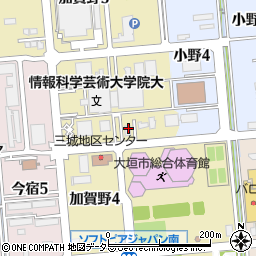株式会社インフォファーム　大垣支店周辺の地図