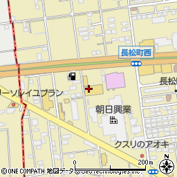 ジェームス大垣長松店周辺の地図