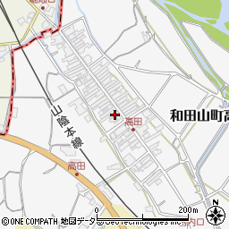 兵庫県朝来市和田山町高田92周辺の地図