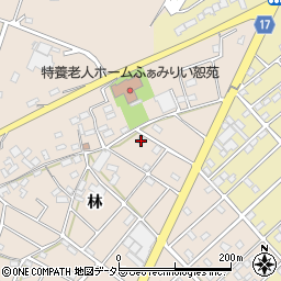 愛知県江南市小杁町林225周辺の地図